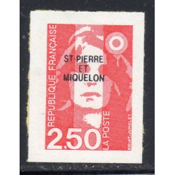 Timbre Saint Pierre et Miquelon 557 Marianne du Bicentenaire neuf ** 1992