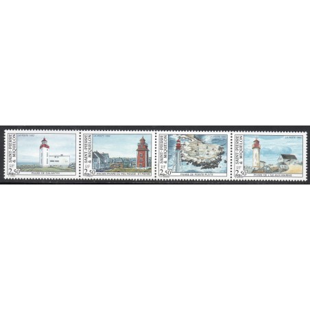 Timbre Saint Pierre et Miquelon 563-566 Les phares neuf ** 1992