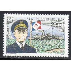 Timbre Saint Pierre et Miquelon 573 Commandant Birot neuf ** 1993