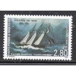 Timbre Saint Pierre et Miquelon 598 Oeuvres de mer neuf ** 1994