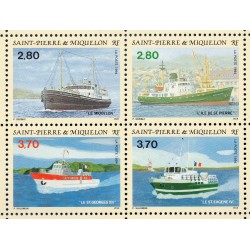 Timbre Saint Pierre et Miquelon 599-602 Vieux bateaux neuf ** 1994