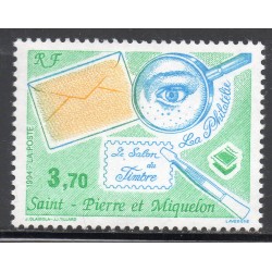 Timbre Saint Pierre et Miquelon 606 Salon du timbre de Paris neuf ** 1994
