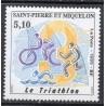 Timbre Saint Pierre et Miquelon 610 Le triathlon neuf ** 1995