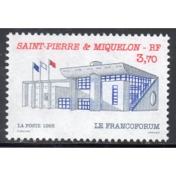Timbre Saint Pierre et Miquelon 621 Le Francoforum neuf ** 1995