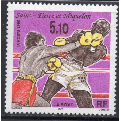 Timbre Saint Pierre et Miquelon 625 La boxe neuf ** 1996