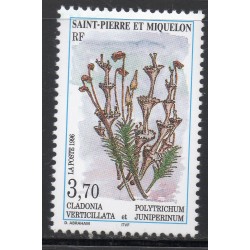 Timbre Saint Pierre et Miquelon 626 Mousse et Lichen neuf ** 1996