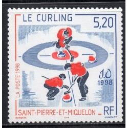 Timbre Saint Pierre et Miquelon 670 Jeux Olympique Nagano neuf ** 1998