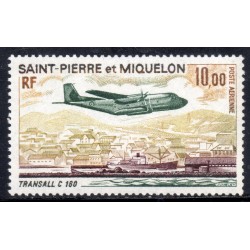 Timbre Saint Pierre poste aérienne 57 Transall C 160 neuf ** 1973