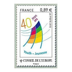 Timbre France Service Yvert 153 Conseil de L'europe
