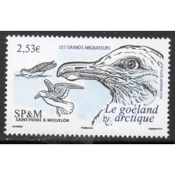 Timbre Saint Pierre poste aérienne 86 Goeland Arctique neuf ** 2006