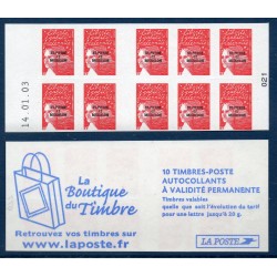 Timbre Saint Pierre et miquelon Carnet C791 Marianne de Luquet neuf ** 2003