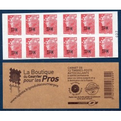 Timbre Saint Pierre et miquelon Carnet C960 Marianne de Beaujard neuf ** 2009