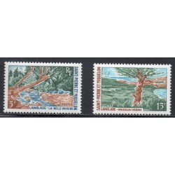 Timbre Saint Pierre et Miquelon 385-386 Paysages neuf ** 1969
