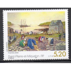 Timbre Saint Pierre et Miquelon 709 Les graves neuf ** 2000