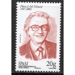 Timbre Saint Pierre et Miquelon 1190 Jean marie Tillard neuf ** 2017