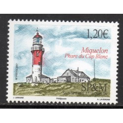 Timbre Saint Pierre et Miquelon 1191 Phare du Cap Blanc neuf ** 2017