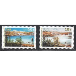 Timbre Saint Pierre et Miquelon 754-755 Printemps et été neuf ** 2001