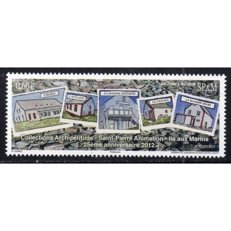 Timbre Saint Pierre et Miquelon 1048 Ile aux Marins neuf ** 2012