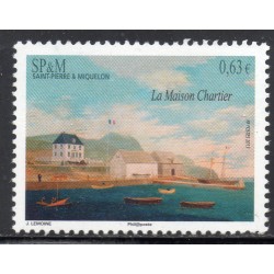 Timbre Saint Pierre et Miquelon 1061 la maison Chartier ** 2013