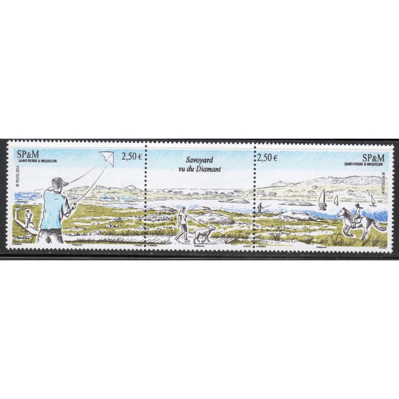 Timbres Saint Pierre et Miquelon 1119-1120 Etang Savoyard neufs ** 2014