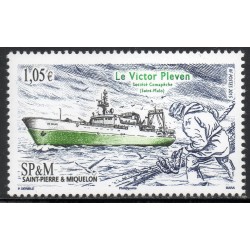 Timbre Saint Pierre et Miquelon 1126 Le chalutier le Victor Pleven neuf ** 2015