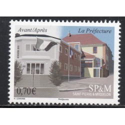 Timbre Saint Pierre et Miquelon 1158 La préfecture neuf ** 2016