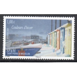 Timbre Saint Pierre et Miquelon 940 Couleurs d'hiver neuf ** 2009