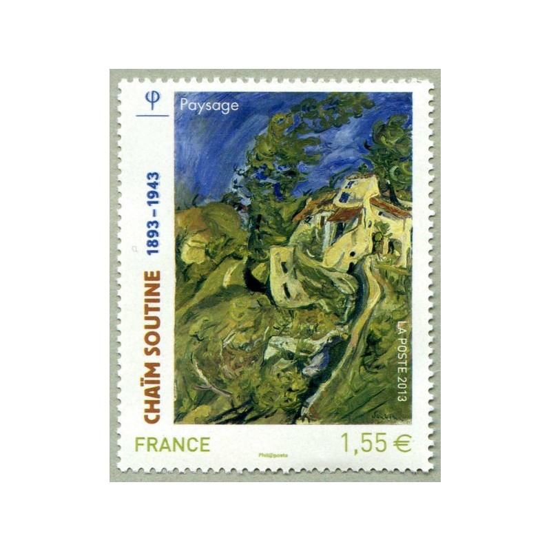 Timbre France Yvert No 4716 Chaïm Soutine, Paysage