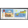 Timbres Saint Pierre et Miquelon 976-977 Art Regards croisés neufs ** 2010