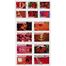 Autoadhésifs Yvert No 315-328 Timbres Vacances