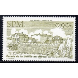 Timbre Saint Pierre et Miquelon 851 Ferme de la Pointe au Cheval neuf ** 2005