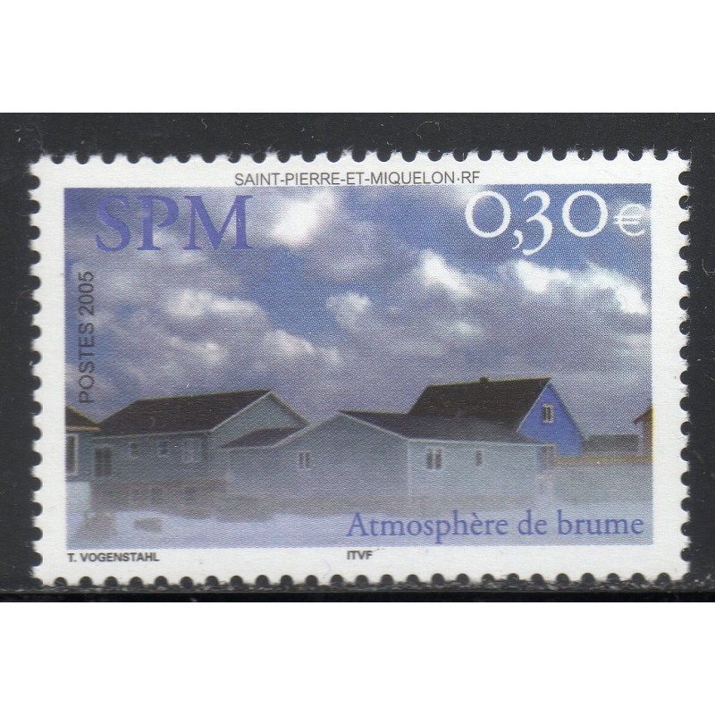 Timbre Saint Pierre et Miquelon 852 Atmosphère de brume neuf ** 2005