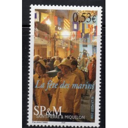 Timbre Saint Pierre et Miquelon 861 La fête des marins neuf ** 2006