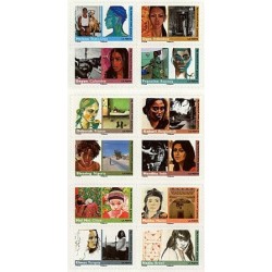 Autoadhésifs Yvert No 274-285 Timbres Femmes du monde