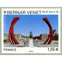 Timbre France Yvert No 4723  Bernar Venet, 85,8° Arc x 16