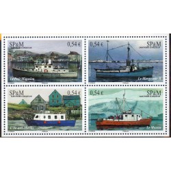 Timbre Saint Pierre et Miquelon 905-908 Bateaux transporteurs de passagers neuf ** 2007