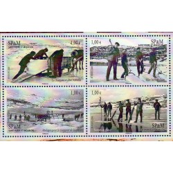 Timbre Saint Pierre et Miquelon 928-931 Travail de la glace neuf ** 2008