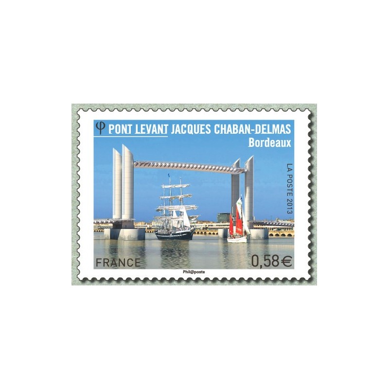 Timbre France Yvert No 4734 Pont levant jacques Chaban Delmas