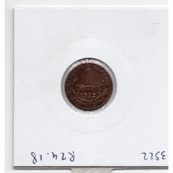 1 centime Dupuis 1912 Sup, France pièce de monnaie
