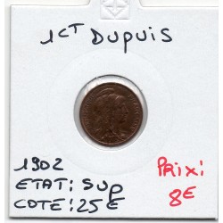 1 centime Dupuis 1902 Sup, France pièce de monnaie