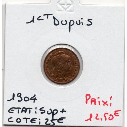 1 centime Dupuis 1904 Sup+, France pièce de monnaie