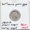 50 centimes Louis Philippe 1847 A Paris Sup+, France pièce de monnaie