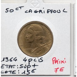 50 centimes Lagriffoul 1964 Sup, France pièce de monnaie