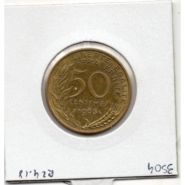 50 centimes Lagriffoul 1963 4 plis Sup-, France pièce de monnaie