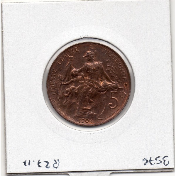 5 centimes Dupuis 1904 Sup+, France pièce de monnaie