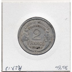 2 francs Morlon 1946 B Beaumont TTB, France pièce de monnaie