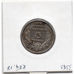 5 francs Bédoucette Bazor 1933 L espacé Sup, France pièce de monnaie