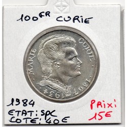 100 francs Marie Curie 1984...