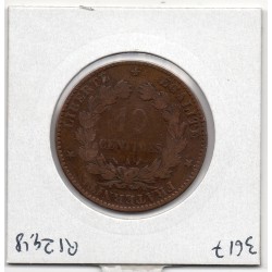 10 centimes Cérès 1885 A Paris B, France pièce de monnaie