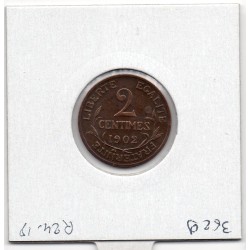 2 centimes Dupuis 1902 Sup, France pièce de monnaie